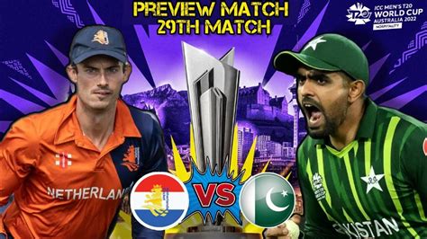PAK vs NED Live Score, 29th Match .